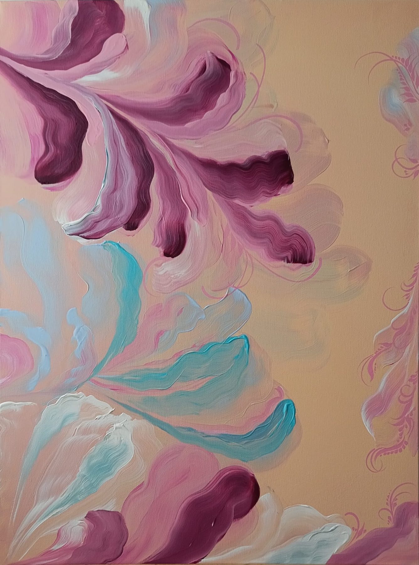 Oksana Pokutsa — Pastel Petal Field